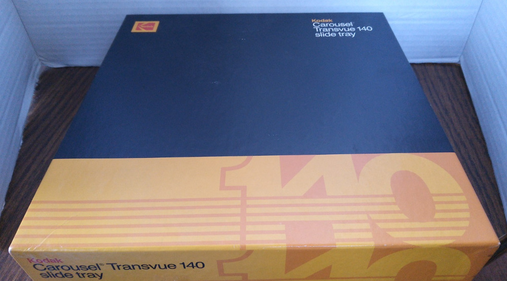 Kodak Carousel Transvue 140 Slide Tray Complete In Box